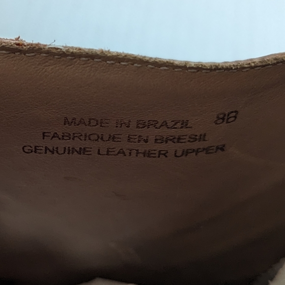 Schuler & Sons Philadelphia Anthropologie Orange Leather Clog Ankle Booties 8 B - Picture 2 of 10